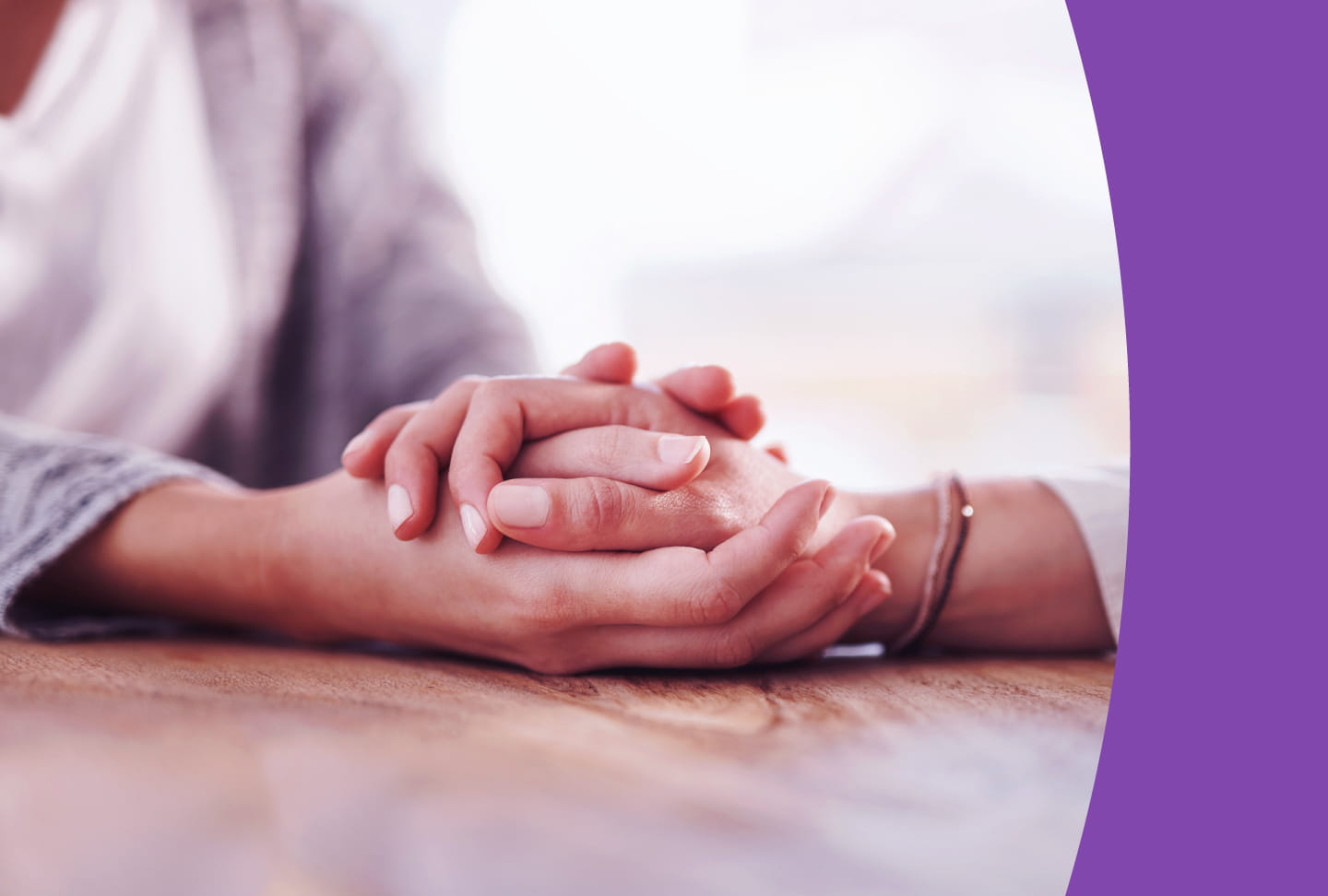 How My Sister's Cancer Prepared Me For Mine Two people holding hands