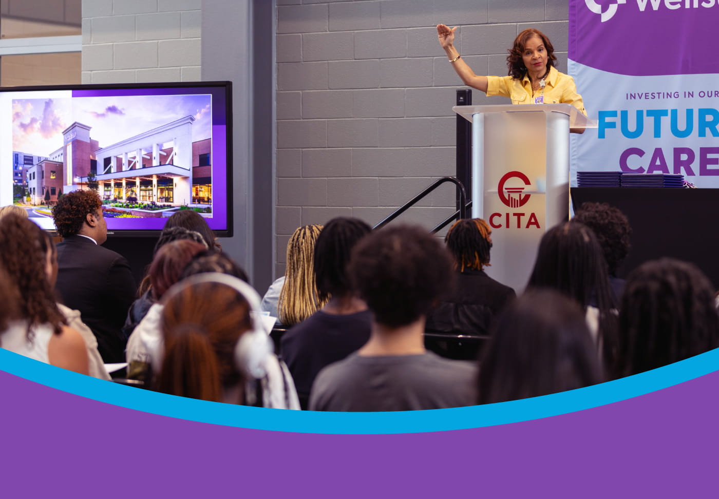 CITA Partnership Blossoms for Wellstar with 12 New Employees Person speaking at event