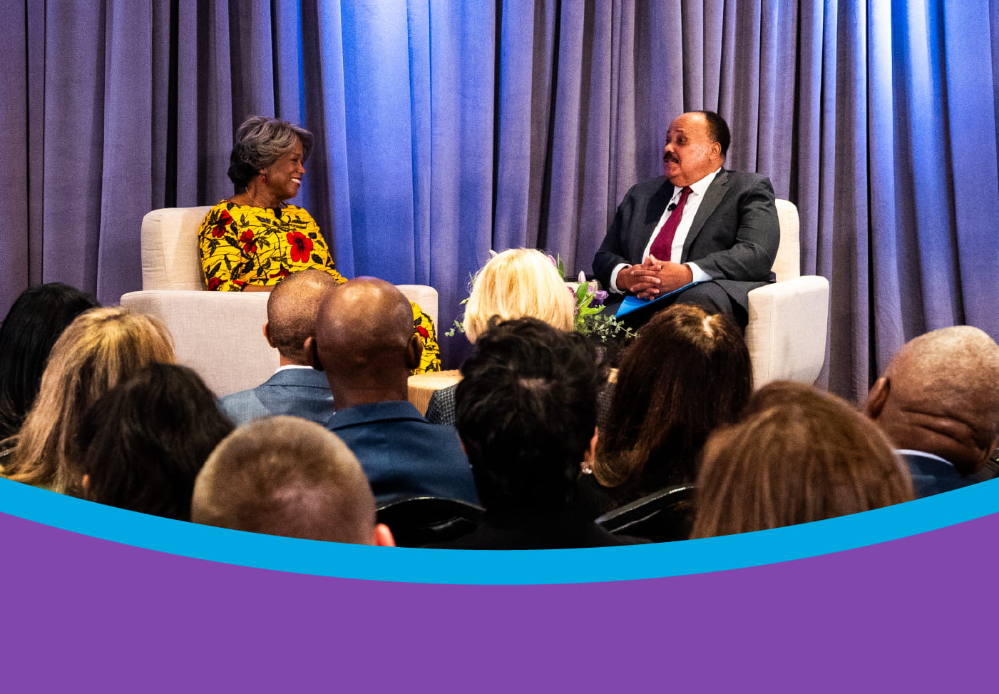 Wellstar Presents: A Conversation With Martin Luther King III Monica Kauffman Pearson speaking with Martin Luther King III