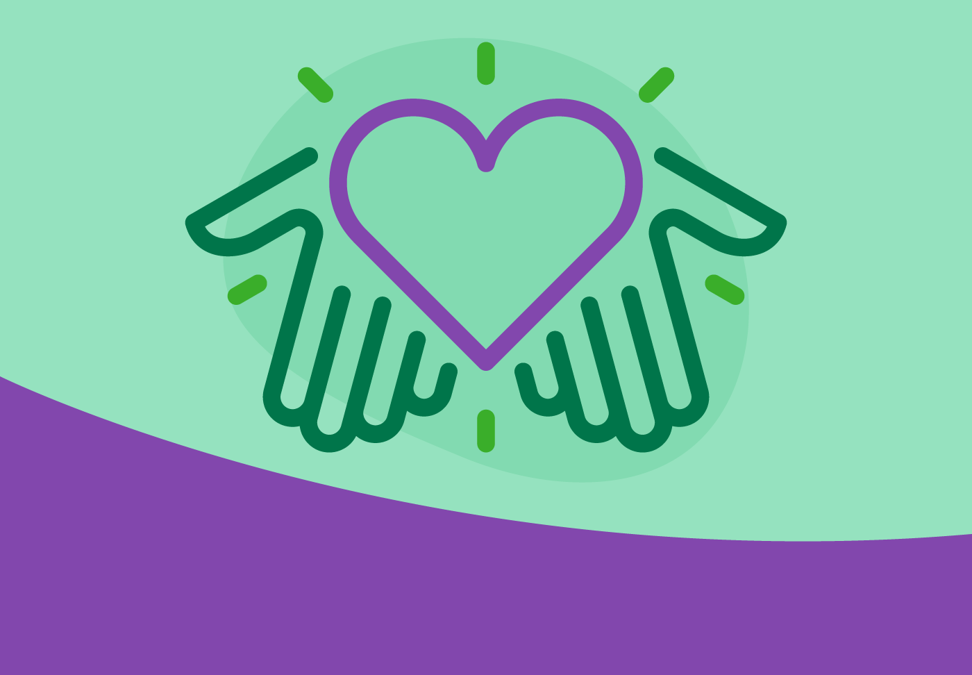 Wellstar Earns Top Hospital Recognition for Community Investment Illustration of hands holding heart.
