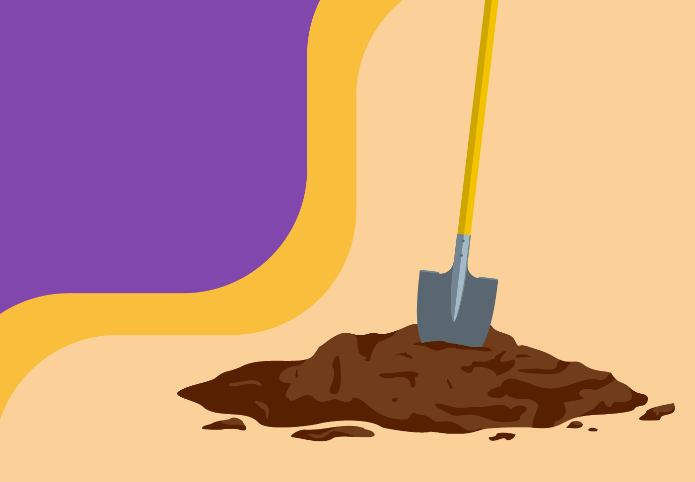 Wellstar North Fulton Medical Center to Open Comprehensive Cancer Center Illustration of shovel and dirt