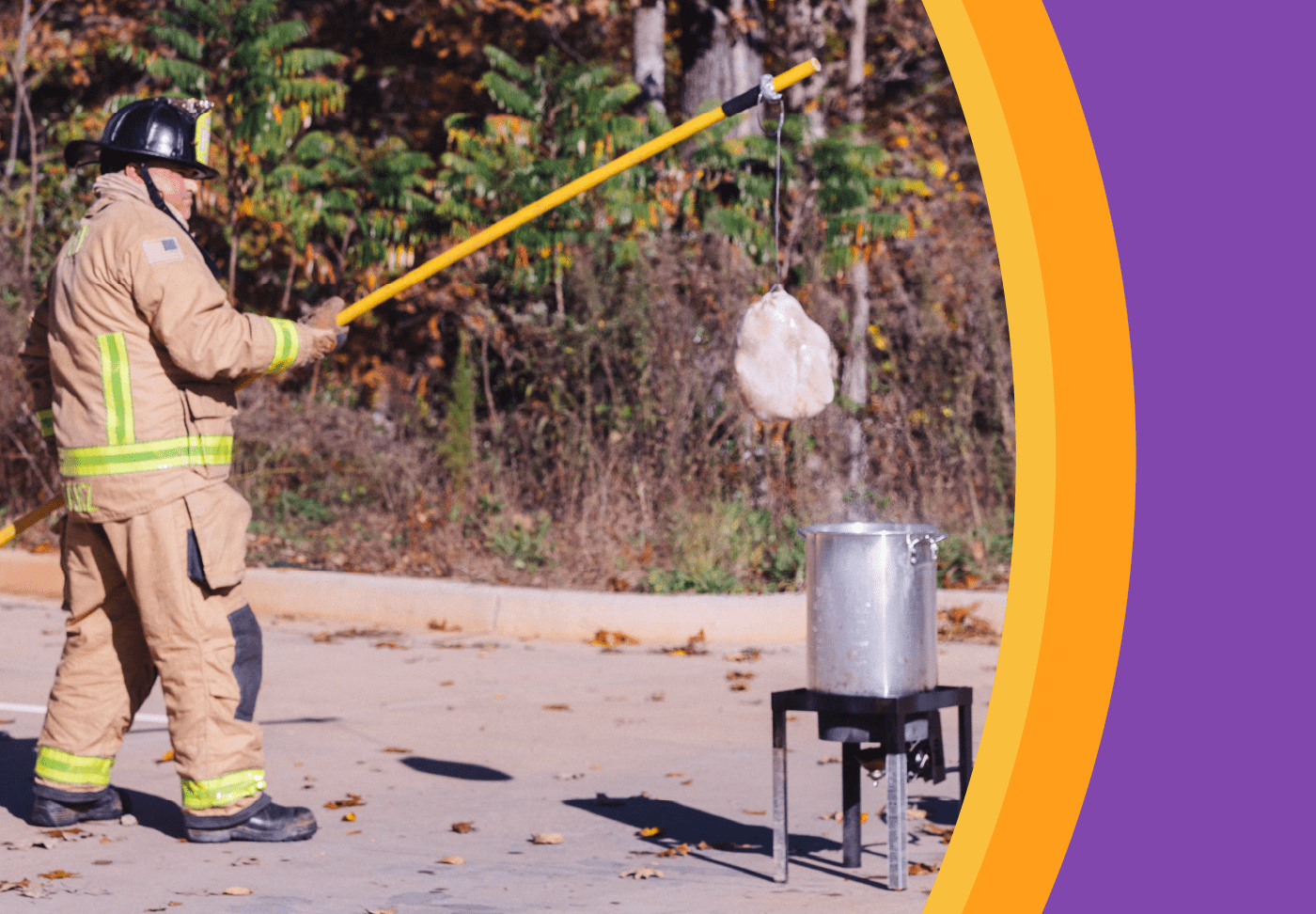 First Responders Warn About Dangers of Improper Turkey Frying A friendly image of Turkey