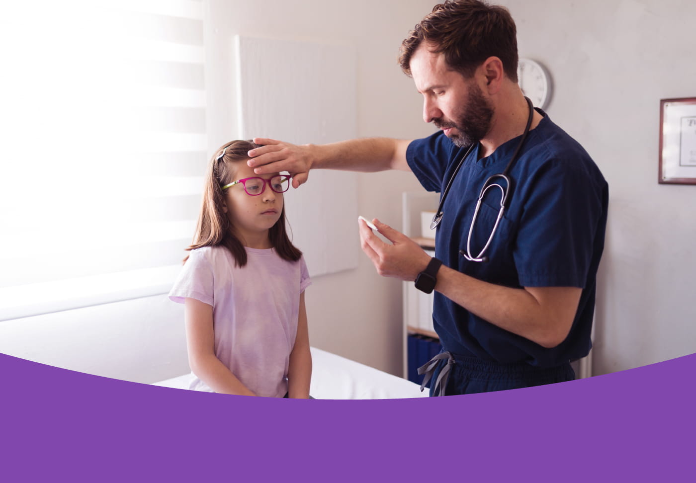 How Urgent Care Answers Many Healthcare Needs Healthcare provider checks girl's temperature