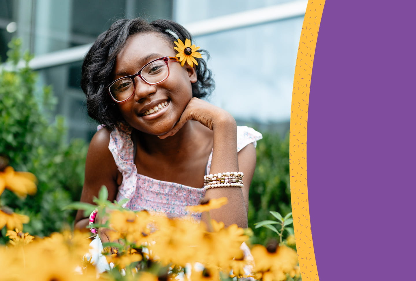 Support Children’s Health During iHeartMedia Cares for Kids Radiothon Photo of child with flowers
