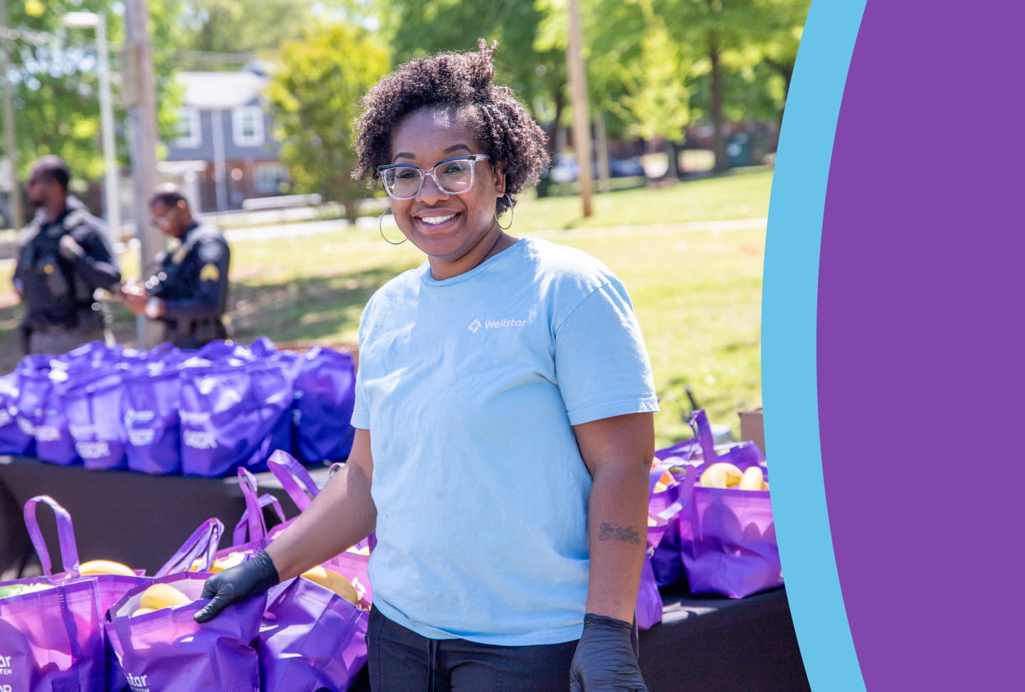 Wellstar Partners with March of Dimes & Center for Black Women’s Wellness on Mobile Markets Person at mobile market