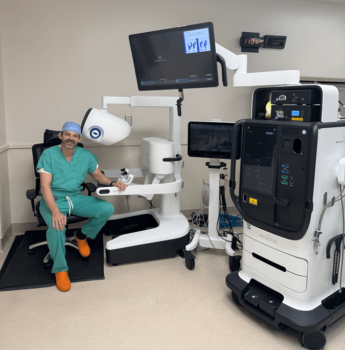 Photo of healthcare provider with ION system