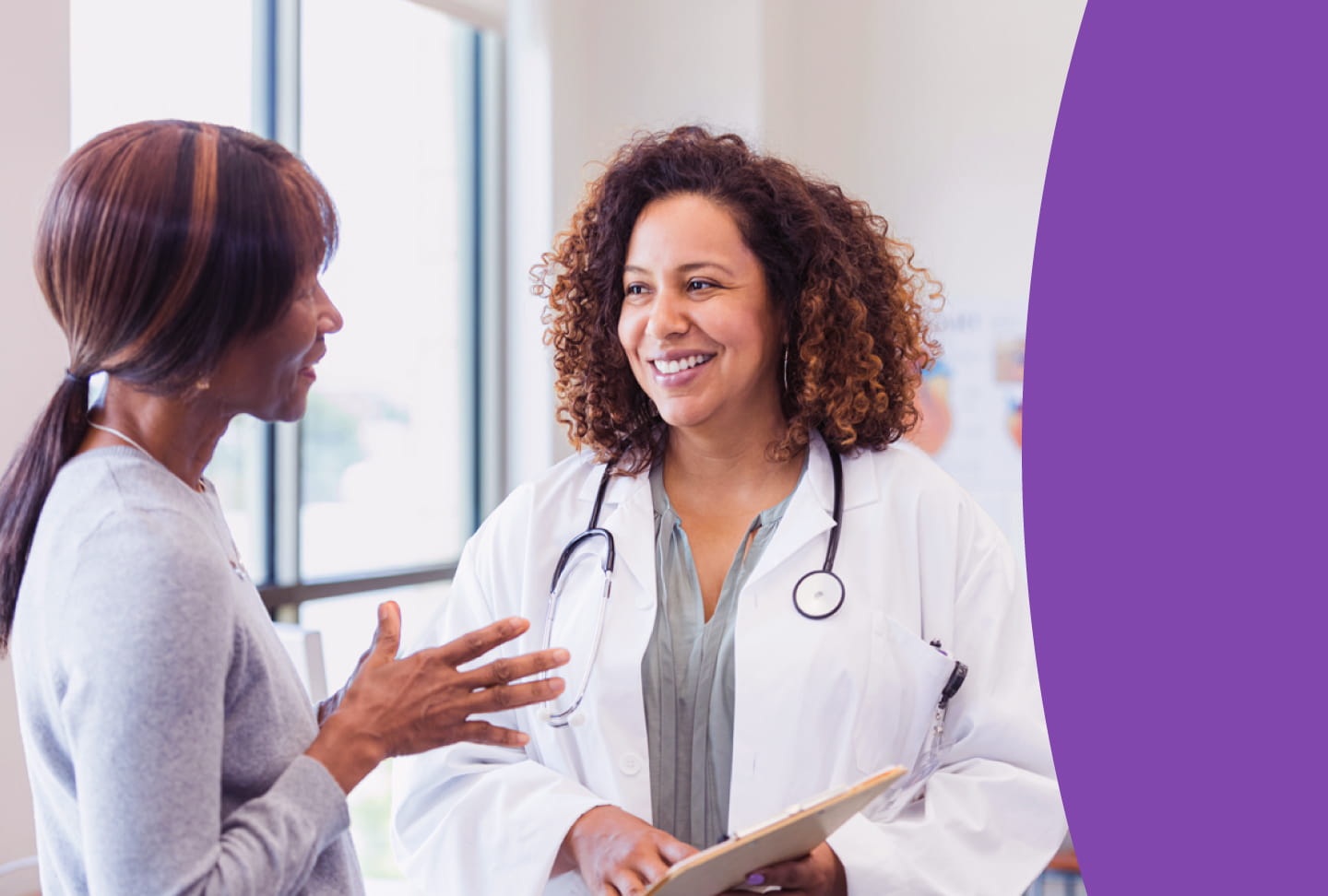 Wellstar Primary Care Providers: Partners in Your Care Provider speaking with patient