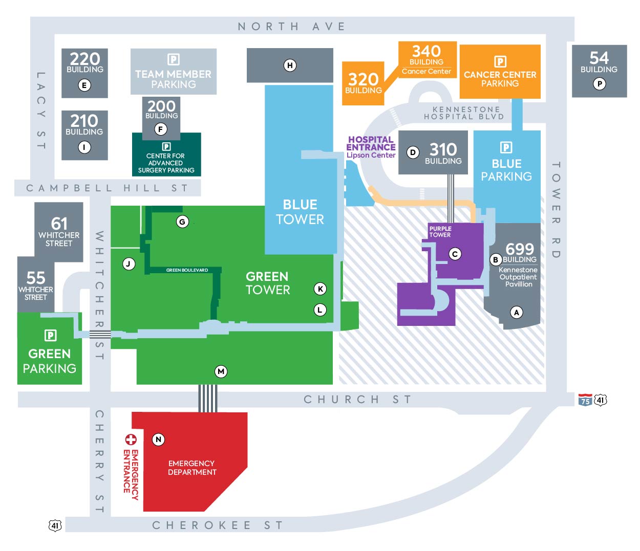 Kennestone Campus Map