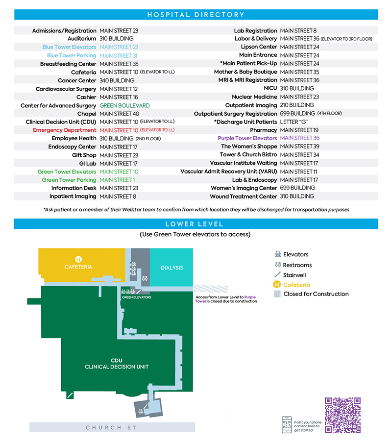 Kennestone Hospital Campus Map - Dorisa Josephina